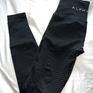 Black Alphalete Leggings